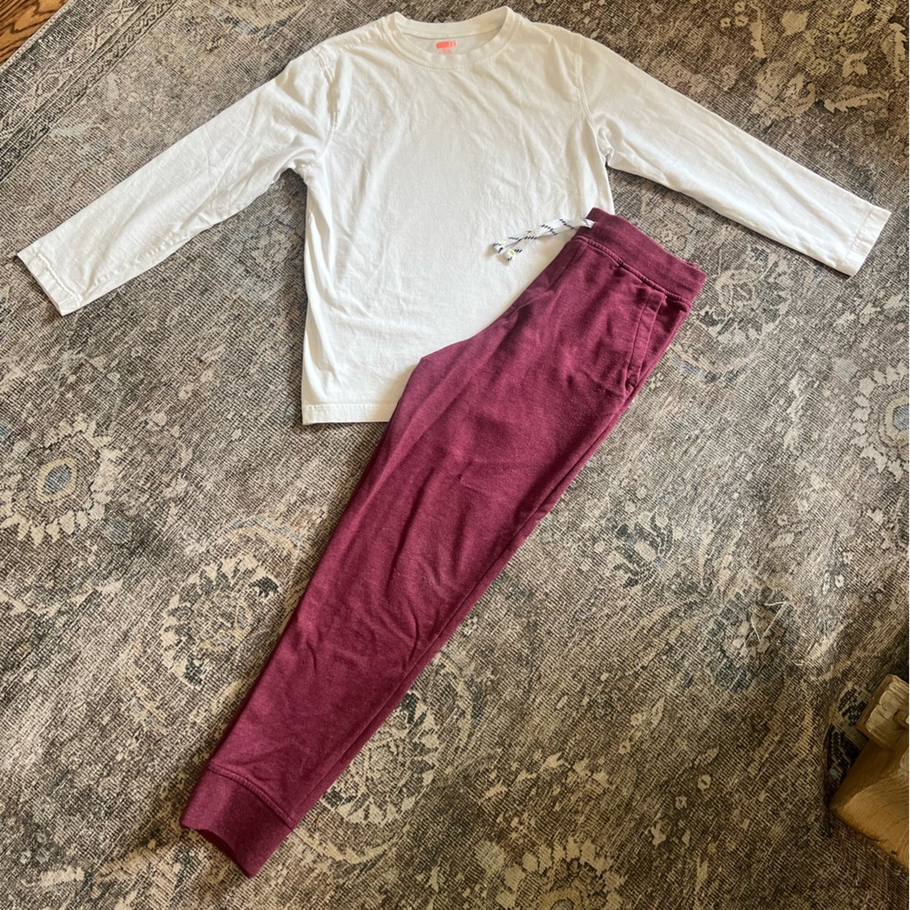 CrewCuts Joggers & Crazy 8 White Tee 12